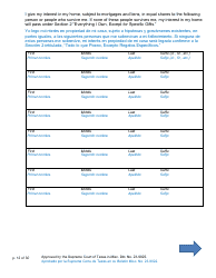 Will Form for a Person Who Is Single, Widowed, or Divorced and Who Has Children - Texas (English/Spanish), Page 12