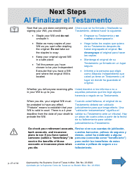 Will Form for a Person Who Is Single, Widowed, or Divorced and Who Has Children - Texas (English/Spanish), Page 27