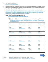 Will Form for a Person Who Is Single, Widowed, or Divorced and Who Has Children - Texas (English/Spanish), Page 5