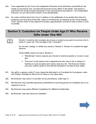 Will Form for a Person Who Is Single, Widowed, or Divorced and Does Not Have Children - Texas, Page 10