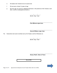 Will Form for a Person Who Is Single, Widowed, or Divorced and Does Not Have Children - Texas, Page 13