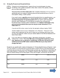 Will Form for a Person Who Is Single, Widowed, or Divorced and Does Not Have Children - Texas, Page 6