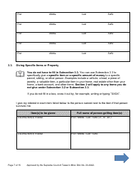 Will Form for a Person Who Is Single, Widowed, or Divorced and Does Not Have Children - Texas, Page 7