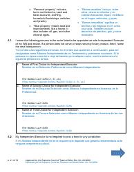 Will Form for a Married Person Who Has Children - Texas (English/Spanish), Page 21