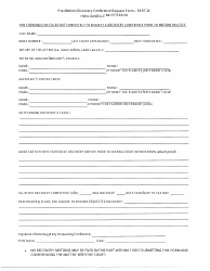 Document preview: Pre-motion Discovery Conference Request Form - Part 24 - Nassau County, New York