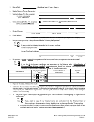Form A440-2101LIC Hearing Aid Specialist License Application - Virginia, Page 2