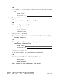 Form GAC502 Attachment to Petition for Appointment of Guardian and/or Conservator - Minnesota, Page 5