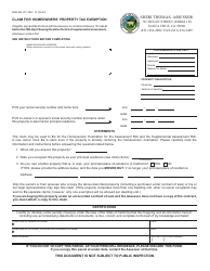 Document preview: Form BOE-266 Claim for Homeowners' Property Tax Exemption - Santa Cruz County, California