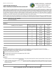 Document preview: Form BOE-267-L-A Lower Income Households Family Household Income Reporting Worksheet - Santa Cruz County, California