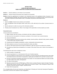 Form BOE-267-L-A Lower Income Households Family Household Income Reporting Worksheet - Santa Cruz County, California, Page 2