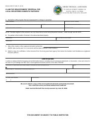 Document preview: Form BOE-62-LRDP Claim for Reassessment Reversal for Local Registered Domestic Partners - Santa Cruz County, California