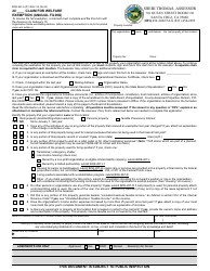 Document preview: Form BOE-267-A Claim for Welfare Exemption (Annual Filing) - Santa Cruz County, California