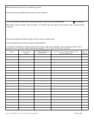 RICO Form 102 Organic Farm Plan Questionnaire - Rhode Island, Page 5