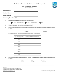 Document preview: API Form CR Crematoriums - Rhode Island
