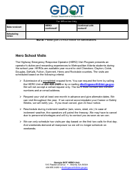 Hero School Visit Request Form - Georgia (United States), Page 2