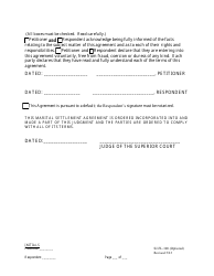 Form SJ-FL-100 Marital Settlement Agreement (Children) - County of San Joaquin, California, Page 10