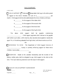 Form SJ-FL-100 Marital Settlement Agreement (Children) - County of San Joaquin, California, Page 3