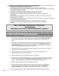 Certified Peer Support Specialist Professional Forensic Peer Recovery Training Application - Cpssp-F - Mississippi, Page 25