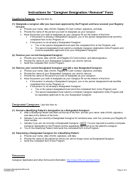 Caregiver Designation/Removal - New Hampshire, Page 2