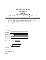 Dhhs Plan Submittal Form - New Hampshire