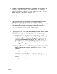 Federal Civil Rights Compliance Monitoring Checklist - New Hampshire, Page 2