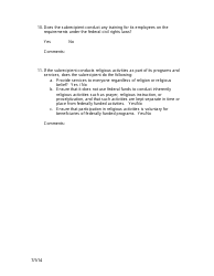Federal Civil Rights Compliance Monitoring Checklist - New Hampshire, Page 4