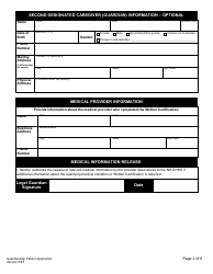 Guardianship Patient Application for the Therapeutic Use of Cannabis - New Hampshire, Page 4
