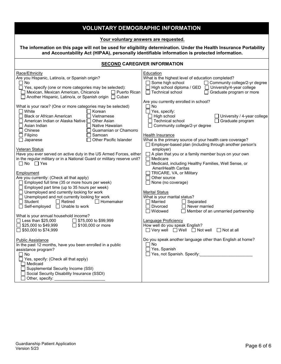Guardianship Patient Application for the Therapeutic Use of Cannabis - New Hampshire, Page 8