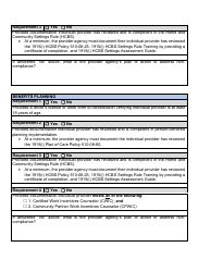 Form 1915(I) Individual Provider Review Report - North Dakota, Page 9