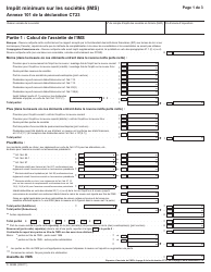 Forme 2496B Impot Minimum Sue Les Societes (Ims) - Ontario, Canada (French), Page 2