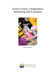 Document preview: District School Transportation Monitoring Self-evaluation - Florida