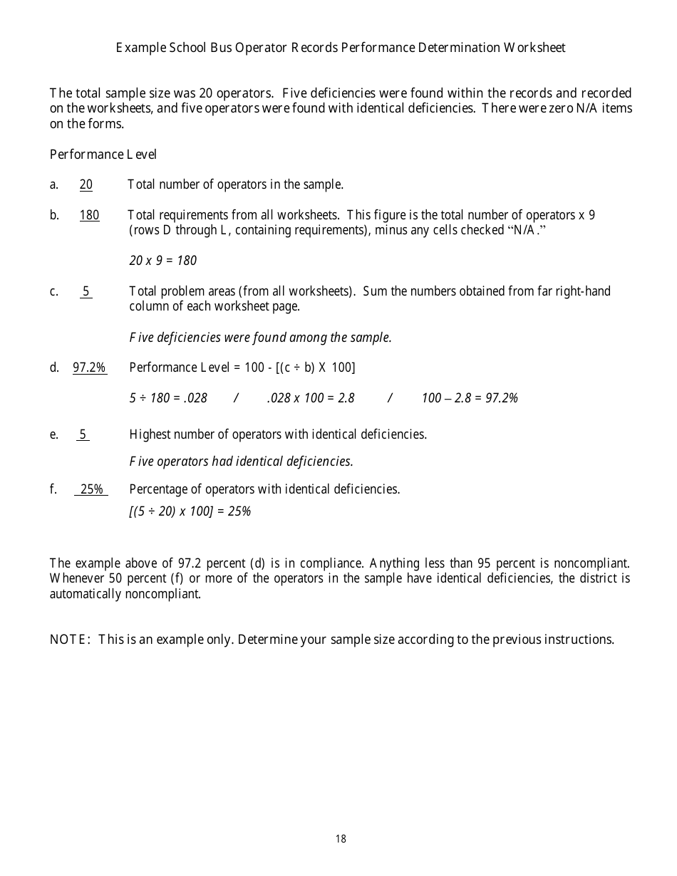 District School Transportation Monitoring Self-evaluation - Florida, Page 21