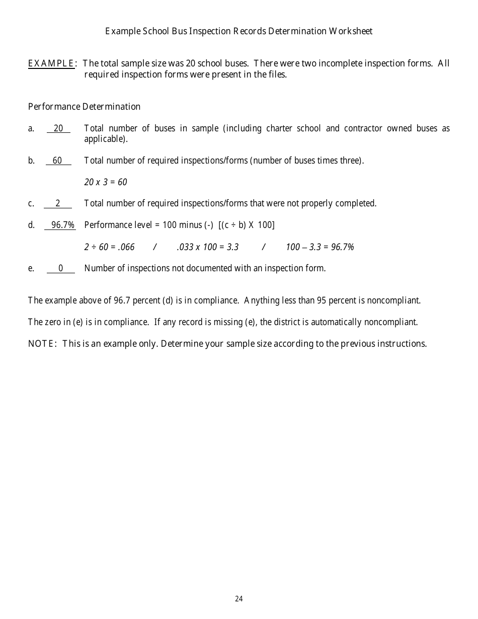 District School Transportation Monitoring Self-evaluation - Florida, Page 27