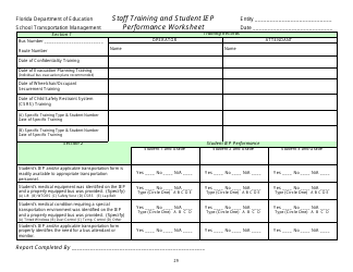 District School Transportation Monitoring Self-evaluation - Florida, Page 32