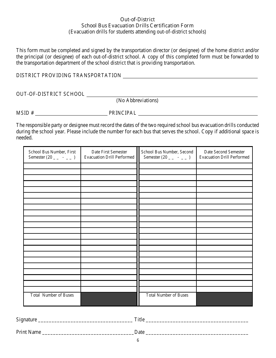 District School Transportation Monitoring Self-evaluation - Florida, Page 9