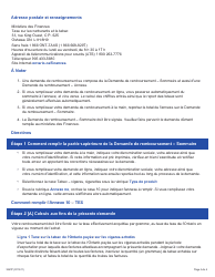 Forme 3223F Guide Relatif a La Demande De Remboursement - Sommaire Et Annexe 10 Tes - Ventes Exonerees De Taxe - Exportations En Dehors De L&#039;ontario - Ontario, Canada (French), Page 3