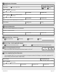 Form 0166E Application for International Fuel Tax Agreement (Ifta) Registration - Ontario, Canada, Page 2