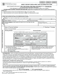 Document preview: Form CSF08 0700A Direct Deposit Enrollment and Authorizaton Form - Oregon