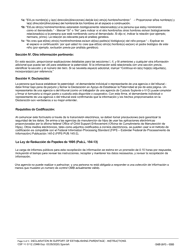 Formulario CSF11 0112 Declaracion En Apoyo De Establecer La Paternidad - Oregon (Spanish), Page 11