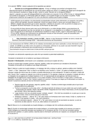 Formulario CSF11 0112 Declaracion En Apoyo De Establecer La Paternidad - Oregon (Spanish), Page 8