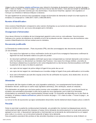 Forme 3448F Guide Relatif a La Demande De Remboursement - Perte De Produit (Prl) Sommaire Et Annexe - Ontario, Canada (French), Page 2