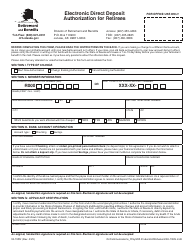 Document preview: Form 02-1900R Electronic Direct Deposit Authorization for Retirees - Alaska