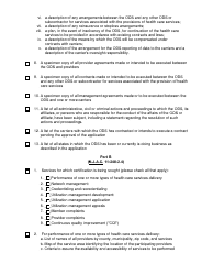 Form MC-7 Application Package for Certification as an Organized Delivery System (Ods) - New Jersey, Page 2