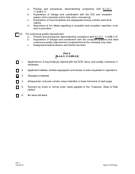 Form MC-7 Application Package for Certification as an Organized Delivery System (Ods) - New Jersey, Page 4