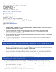 Forme 3231F Guide Relatif a La Demande De Remboursement Sommaire Et Annexe 2 Teu - Ventes a Temperature Ambiante - Ontario, Canada (French), Page 3