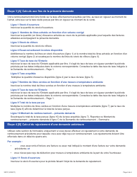 Forme 3231F Guide Relatif a La Demande De Remboursement Sommaire Et Annexe 2 Teu - Ventes a Temperature Ambiante - Ontario, Canada (French), Page 4
