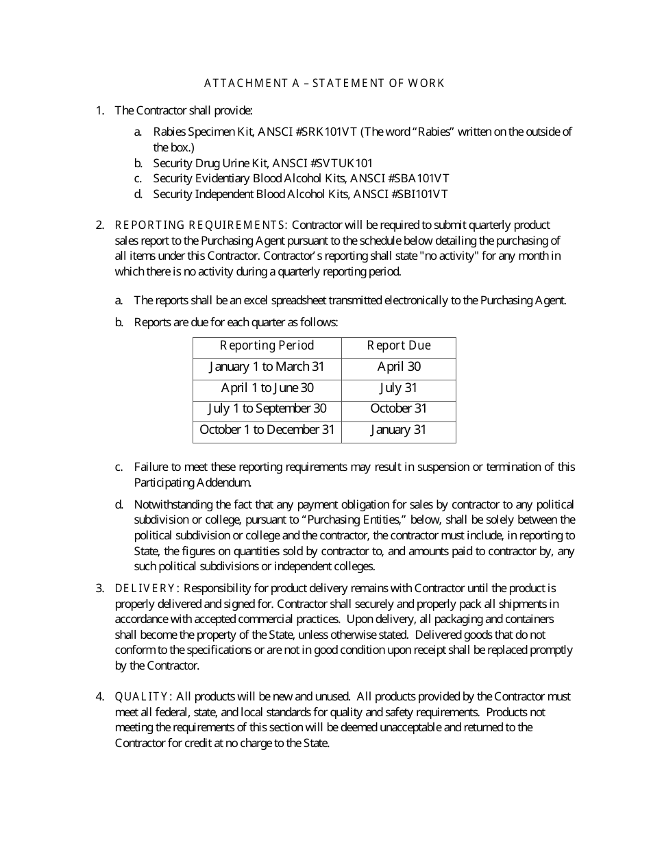 Contract #39496 - Ansci Test Kits - Vermont, Page 5