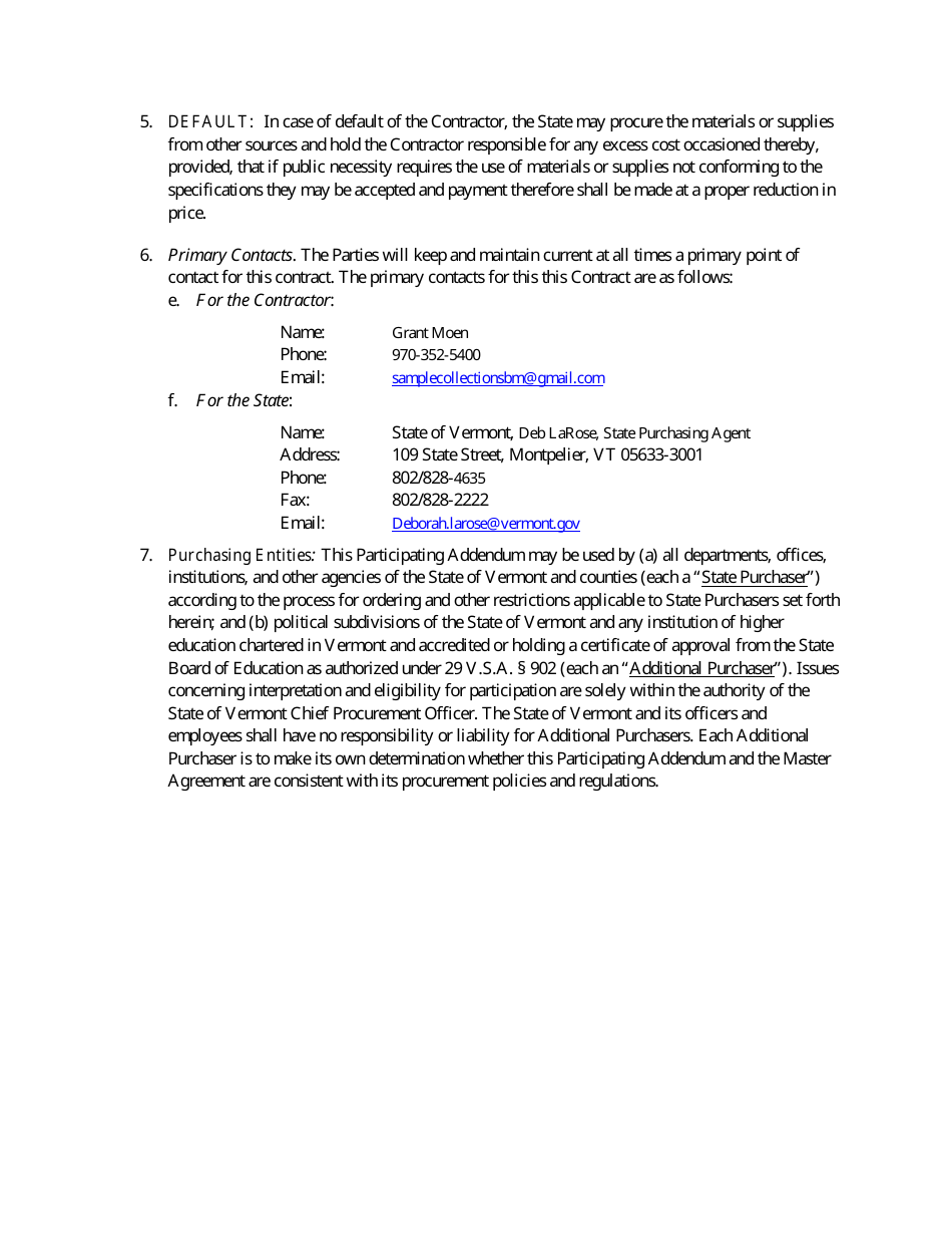 Contract #39496 - Ansci Test Kits - Vermont, Page 6