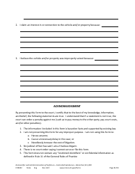 Form FOR402 Demand for Judicial Determination of Forfeiture of Property - Minnesota, Page 2