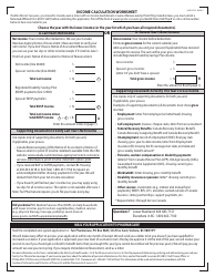 Form HLTH5355 Application for Income Review - British Columbia, Canada, Page 2